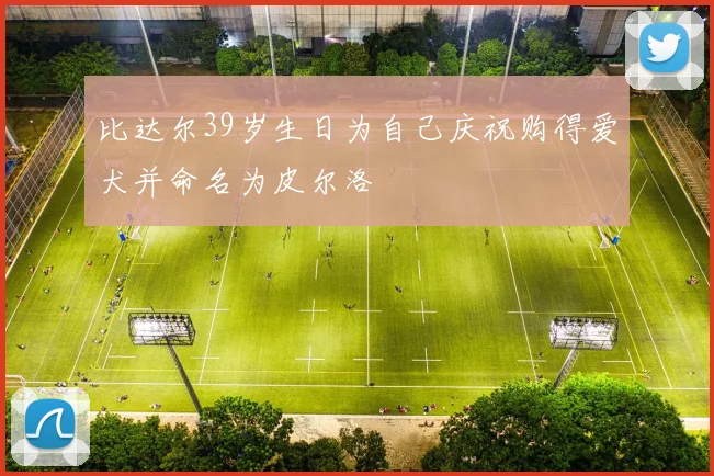 比达尔39岁生日为自己庆祝购得爱犬并命名为皮尔洛
